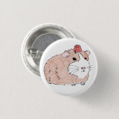 Meerschweinchen Button (Vorne & Hinten)