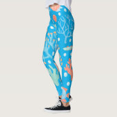 Meerschweinchen-Design Meerjungfrau Leggings (Links)