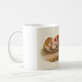 Meerschweinchen, die Garten neigen Kaffeetasse