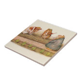 Meerschweinchen, die Gemüsegarten neigen Fliese (Seite)