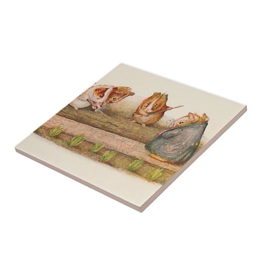 Meerschweinchen, die Gemüsegarten neigen Fliese (Seite)