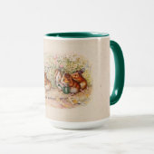 Meerschweinchen, die im Garten pflanzen Tasse (VorderseiteRechts)