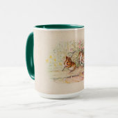 Meerschweinchen, die im Garten pflanzen Tasse (Vorderseite Links)