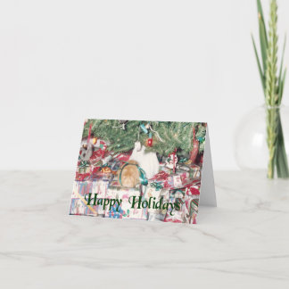 Meerschweinchen-Feiertags-Karte Feiertagskarte