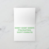 Meerschweinchen-Feiertags-Karte Feiertagskarte (Innenseite)