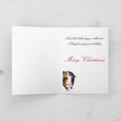 Meerschweinchen Feiertagskarte (Innenseite)