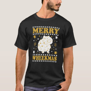 Meerschweinchen Frohe Wheekmas Weihnachten Cavy Me T-Shirt