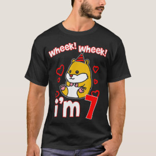 Meerschweinchen Geburtstag 7 T-Shirt