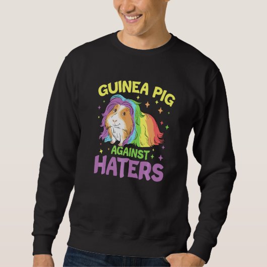 Meerschweinchen gegen Hasser Sweatshirt (Vorderseite)