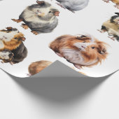 Meerschweinchen Geschenkpapier (Ecke)