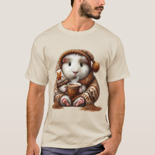 Meerschweinchen-Glück: Entspannen mit einer Tasse  T-Shirt
