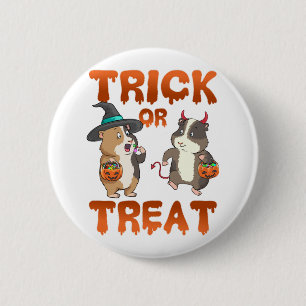 Meerschweinchen-Halloween-Kostüm für Männer, Fraue Button