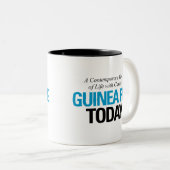 Meerschweinchen-heute Logo-Tasse Zweifarbige Tasse (VorderseiteRechts)