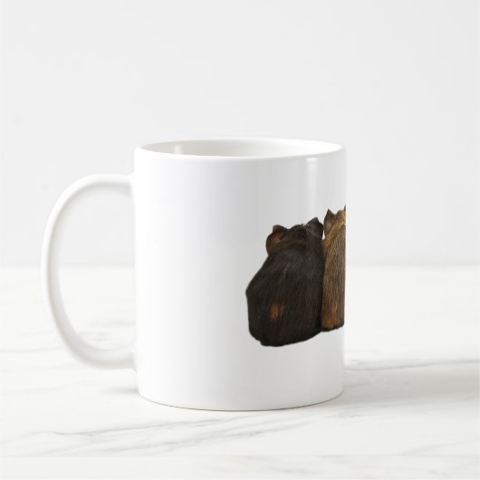 Meerschweinchen-Hintern-Tasse Kaffeetasse (Links)