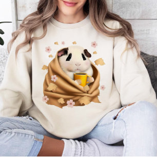 Meerschweinchen in einer Decke, Herbst, Meerschwei T-Shirt