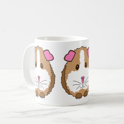Meerschweinchen Kaffeetasse (Vorderseite Links)