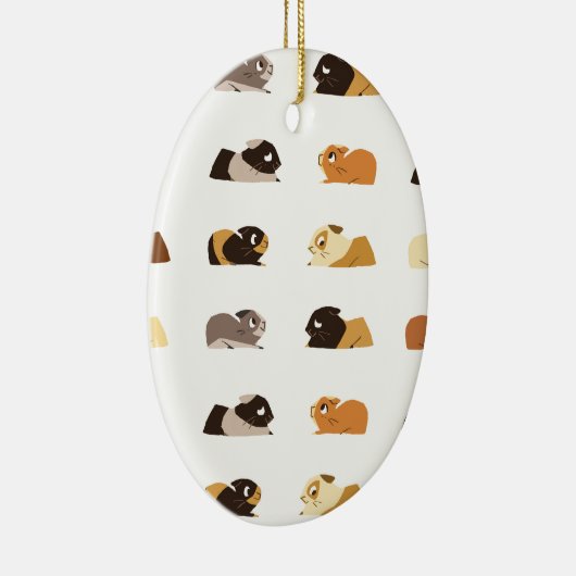 Meerschweinchen Keramik Ornament (Rechts)