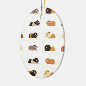 Meerschweinchen Keramik Ornament (Links)