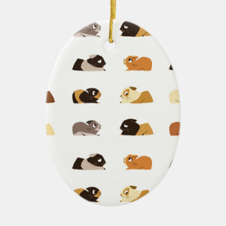 Meerschweinchen Keramik Ornament