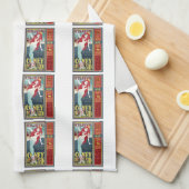 Meerschweinchen Küchentuch (Viertel Falte)