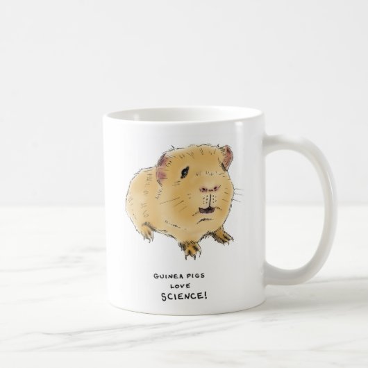 Meerschweinchen-Lappalien Kaffeetasse (Rechts)