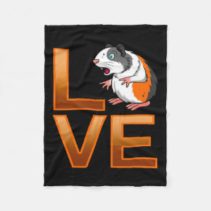 Meerschweinchen Liebe Süßes Meerschweinchen Co Fleecedecke