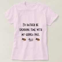 Meerschweinchen-Liebhaber-Shirt