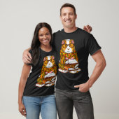 Meerschweinchen liest Bücher T-Shirt (Unisex)