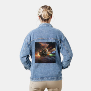 Meerschweinchen lustige Kriege Jeansjacke