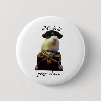 Meerschweinchen-lustiger Pirat Button