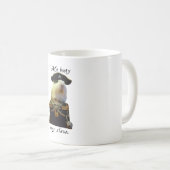 Meerschweinchen-lustiger Pirat Kaffeetasse (VorderseiteRechts)
