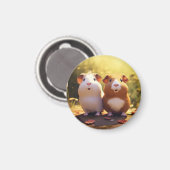 Meerschweinchen-Magnet, süß . Magnet (Vorderseite/Rückseite)