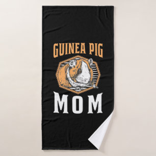 Meerschweinchen-Mama Badehandtuch