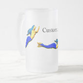 Meerschweinchen Mattglas Bierglas (Vorderseite Links)