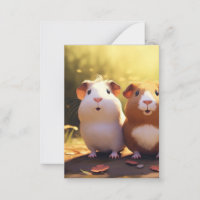 Meerschweinchen-Motiv-Design, süß.