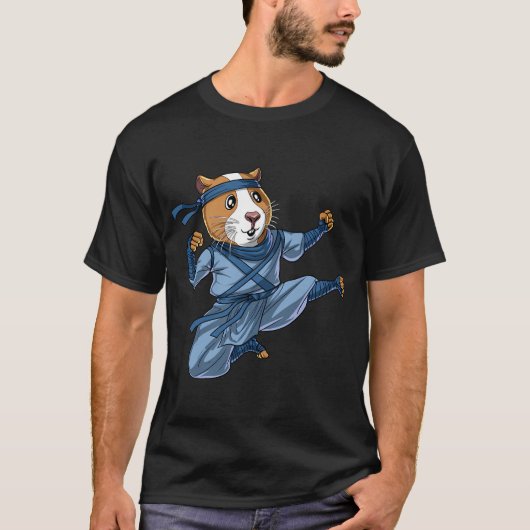 Meerschweinchen-Ninja T-Shirt (Vorderseite)