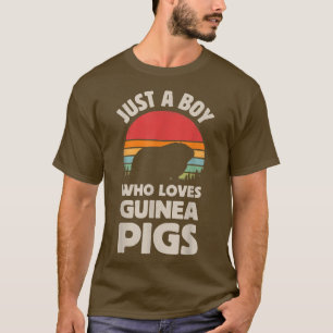 Meerschweinchen nur ein Junge der Nagetiere liebt T-Shirt