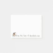 Meerschweinchen Post-it Klebezettel (Vorderseite)