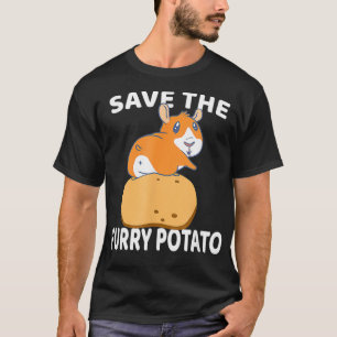 Meerschweinchen Retten Sie die flauschige Kartoffe T-Shirt