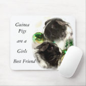 Meerschweinchen sind eine Matte des Mädchen-besten Mousepad (Mit Mouse)