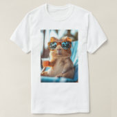 Meerschweinchen - Sommer, Sonne, Cocktails! T-Shirt (Design vorne)