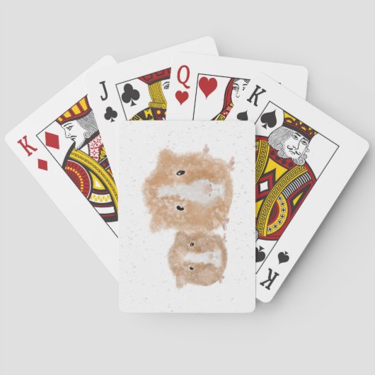Meerschweinchen Spielkarten (Rückseite)