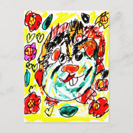Meerschweinchen süß postkarte