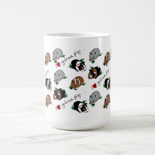 Meerschweinchen-Tasse der Liebe I Kaffeetasse (Mittel)