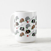 Meerschweinchen-Tasse der Liebe I Kaffeetasse (Vorderseite Links)