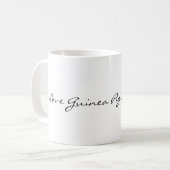 Meerschweinchen-Tasse Kaffeetasse (Vorderseite Links)