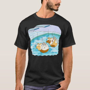 Meerschweinchen Tauchplattform Sprungbrett Schwimm T-Shirt