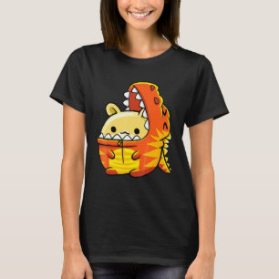 Meerschweinchen trägt Rex-Dinosaurier Golden oder T-Shirt