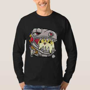 Meerschweinchen trägt Rex-Dinosaurier Golden oder T-Shirt