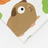 Meerschweinchen und ihre Leckereien Fleecedecke (Ecke)